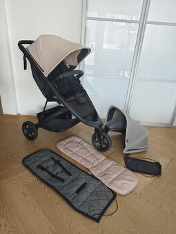 Predám Thule Spring Black kočík s príslušenstvom