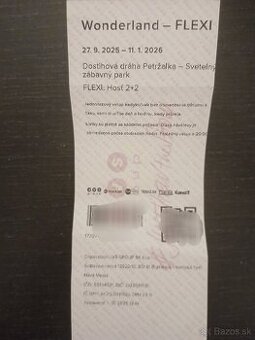 Flexi vstupenka Wonderland
