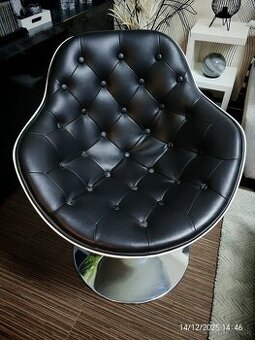 Kreslo bielo-čierne - 1