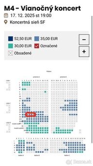 Slovenska filharmonia - Vianocny koncert 17.12.2025 o 19:00