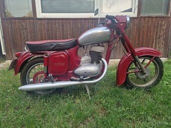 Patina Jawa 250 typ 559 rv 67 platne doklady biele spz - 1