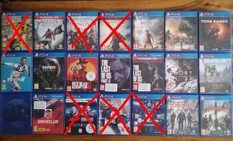 Predám Hry na Playstation 4