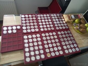 150 Oz strieborné mince