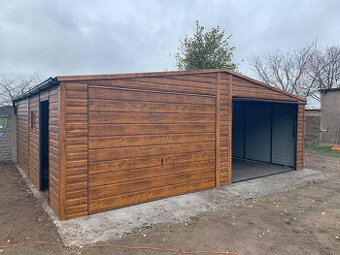 Plechová garáž 7x7