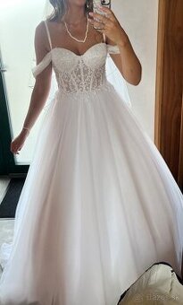 Svadobné šaty veľkosť 38