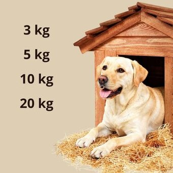 EKO drevitá vlna pre psy, mačky a ostatné zvieratá