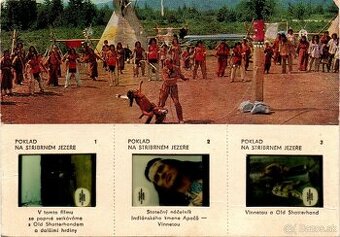 WINNETOU POHLADNICE S DIAPOZITIVMI