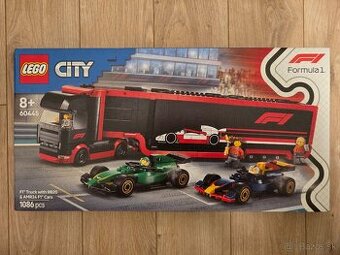 Lego City 60445 Kamión F1 s autami RB20 a AMR24 F1
