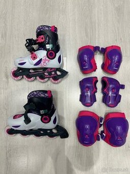 Korčule kolieskové + chrániče