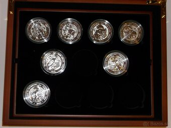 THE ROYAL TUDOR BEASTS 7x2oz Ag 9999