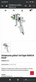 Striekacia pištoľ SATA 5000 hvlp 1.3