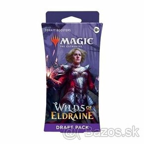 Magic The Gathering WILDS OF ELDRAINE 3 Draft B. Packs /45