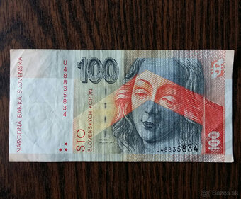Stará slovenská stokorunová bankovka