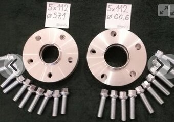Predám rozsirovacie podlozky duralove 5X112 aj 5X120 aj iné