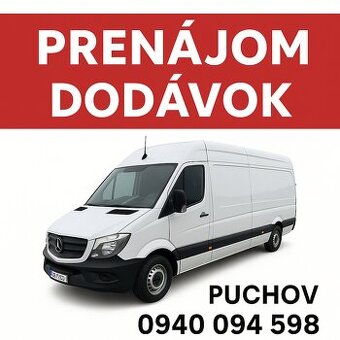 PRENAJOM DODAVKY MERCEDES SPRINTER