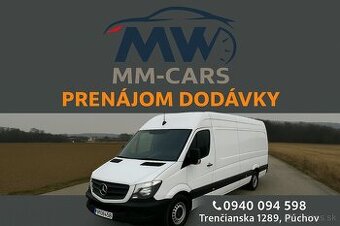 PRENAJOM DODAVKY MERCEDES SPRINTER