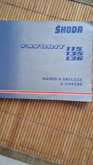 Škoda Favorit návod k obsluhe a údržbe