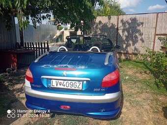 Predám Peugeot 206cc Cabrio