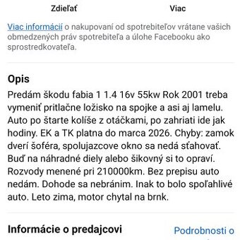 Škoda fabia 1.4 16v 55kw