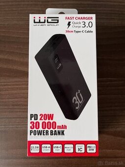 Powerbanka 30000 mAh 5xUBS/20W