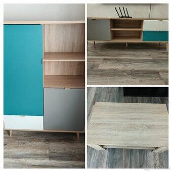 Vysoka skrina/TV stolik/Konferencny stolik