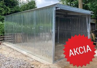 Plechové garáže 3x5 DOPRAVA MONTÁŽ ZDARMA PO CELOM Slovensku