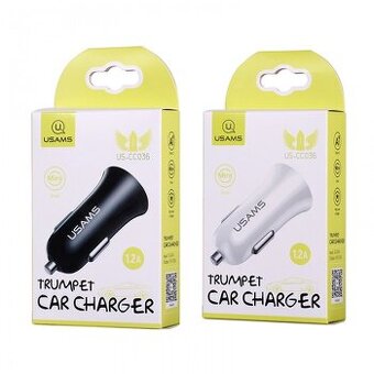 2x USB rýchlonabíjačka do auta