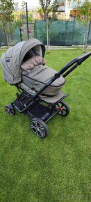 Kočík Gesslein F6 Air + vajíčko Recaro s isofix