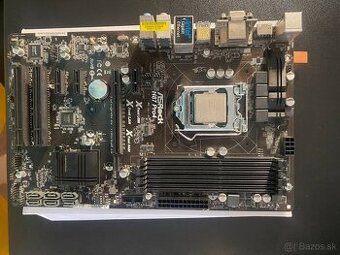 Základnú doska ASRock H87 Pro4 + procesor - 1