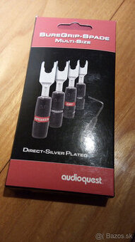 Predám nové Audioquest koncovky pre reprokáble