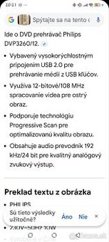 DVD prehrávač Philips DVP3260/12