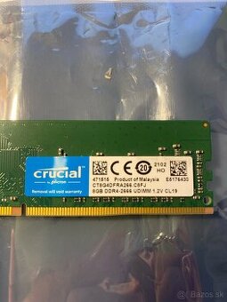 DDR4 8gb RAM Crucial 2666 MHz