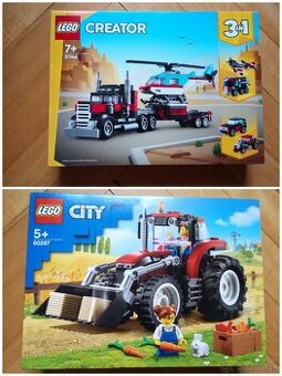 Lego 31146 Nákladiak a Lego 60287 Traktor - NOVÉ