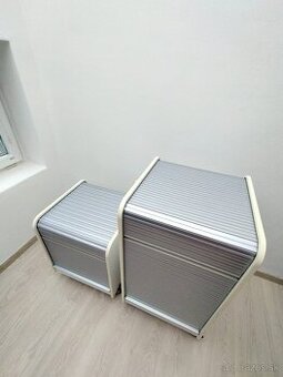Skrinky na kolieskach s rolovacími dvierkami IKEA ASPVIK