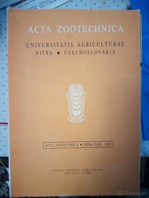 Chov, Poľnohospodárstvo odborná literatúra III.