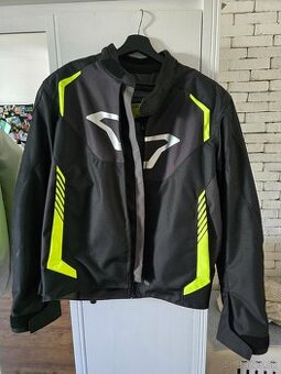 Motorkárska bunda Macna 2XL s chrbtovým chráničom