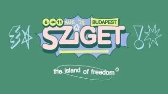 Sziget Festival 2025 Budapest - 2x piatok/sobota