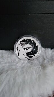 Strieborná minca 007 Tuvalu 2022 1oz