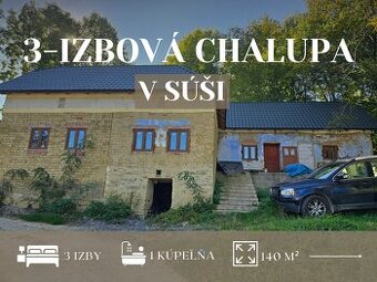 Chalupa v peknom a tichom prostredí v blízkosti Starej Turej