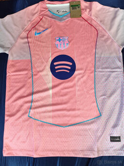 Dres Fc Barcelona Ružový Unikátny Nový s visačkami Nike