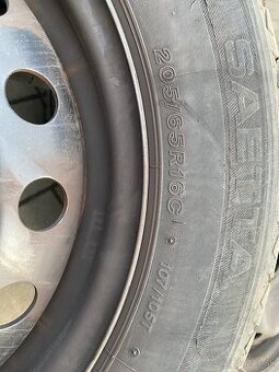 Plechové disky s pneu R16 rozteč dier 112, 205/65 R16-C