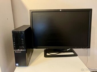 Stolový pc Lenovo IdeaCentre 510S-08ISH  s monitorom HP ZR24