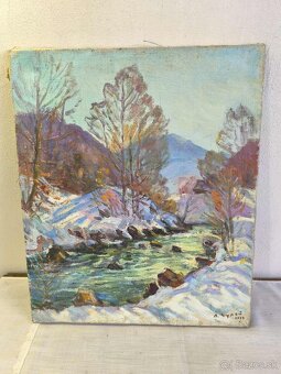 Vasilij Čurej - olejomaľby na plátne - 1