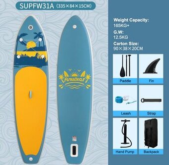 paddleboardy do 165 kg