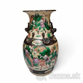 Glazovaná váza z dynastie Qing 1850-1899