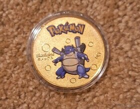 kovová minca Pokémon