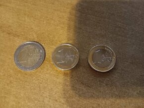 Vzácne mince (2€ a 1€)