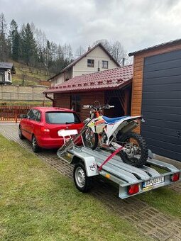 Prívesný vozík na motorku - prenájom