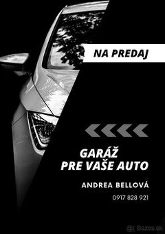 Na predaj garáž v lokalite Trenčín - Noviny