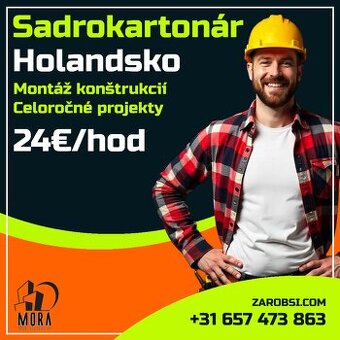 Sadrokartonár - HOLANDSKO